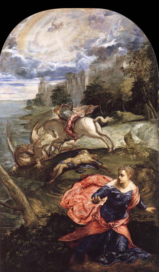 Saint George,The Princess and the Dragon